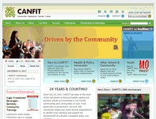 Tablet Screenshot of canfit.org